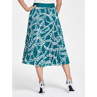 Pleated Midi Skirt