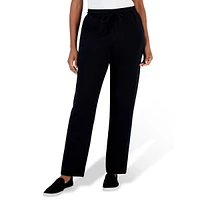 Petite High-Rise Fleece Pull-On Pants