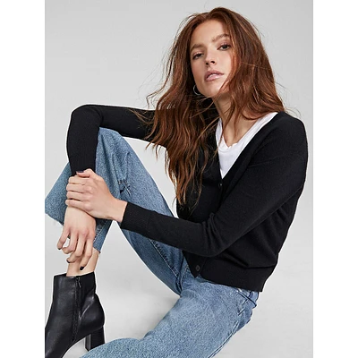 Cara Cashmere Basic Cardigan