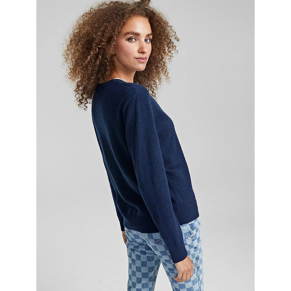 Cara Cashmere Basic Cardigan