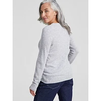 Cara Cashmere Basic Crewneck Sweater