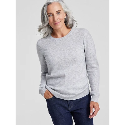 Cara Cashmere Basic Crewneck Sweater