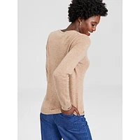 Cara Cashmere Basic Crewneck Sweater