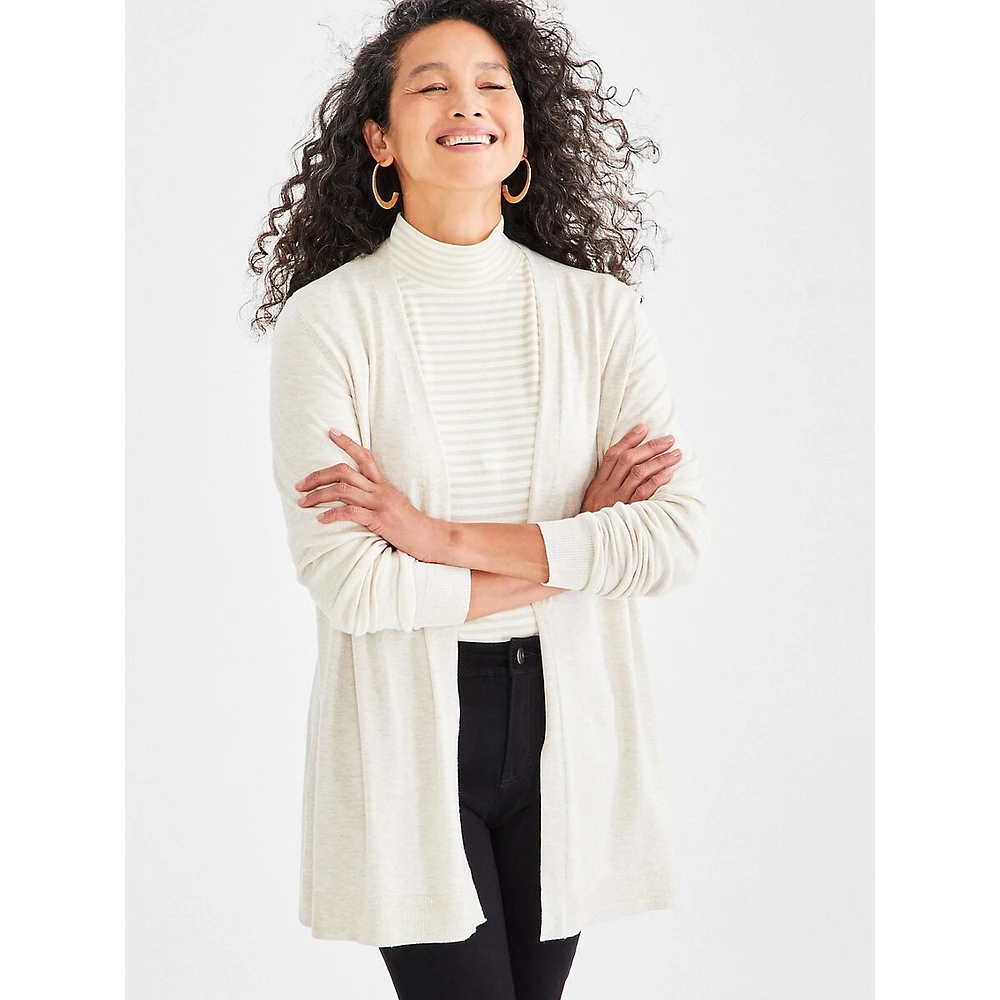 Open-Front Completer Cardigan