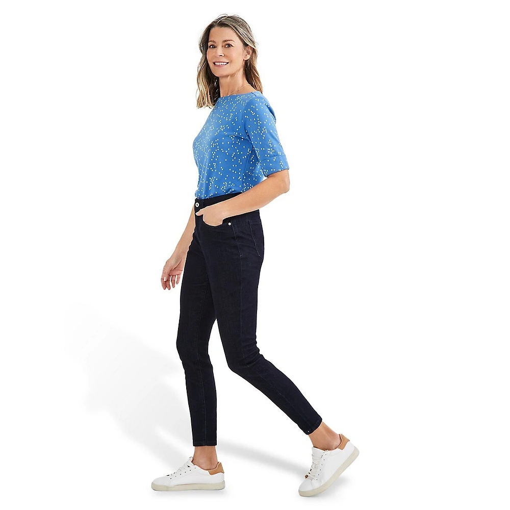 Curvy Mid-Rise Skinny Jeans