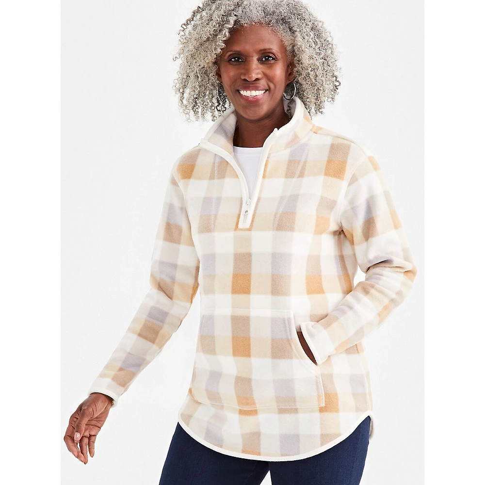 Petite Quarter-Zip Sweatshirt