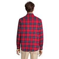 Regular-Fit Plaid Flannel Shirt