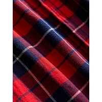 Regular-Fit Plaid Flannel Shirt