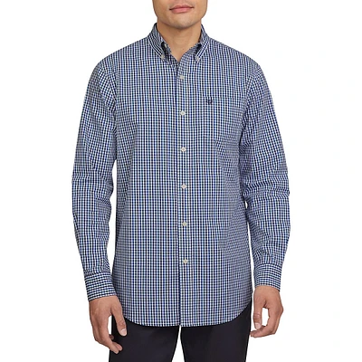 Regular-Fit Plaid Flannel Shirt