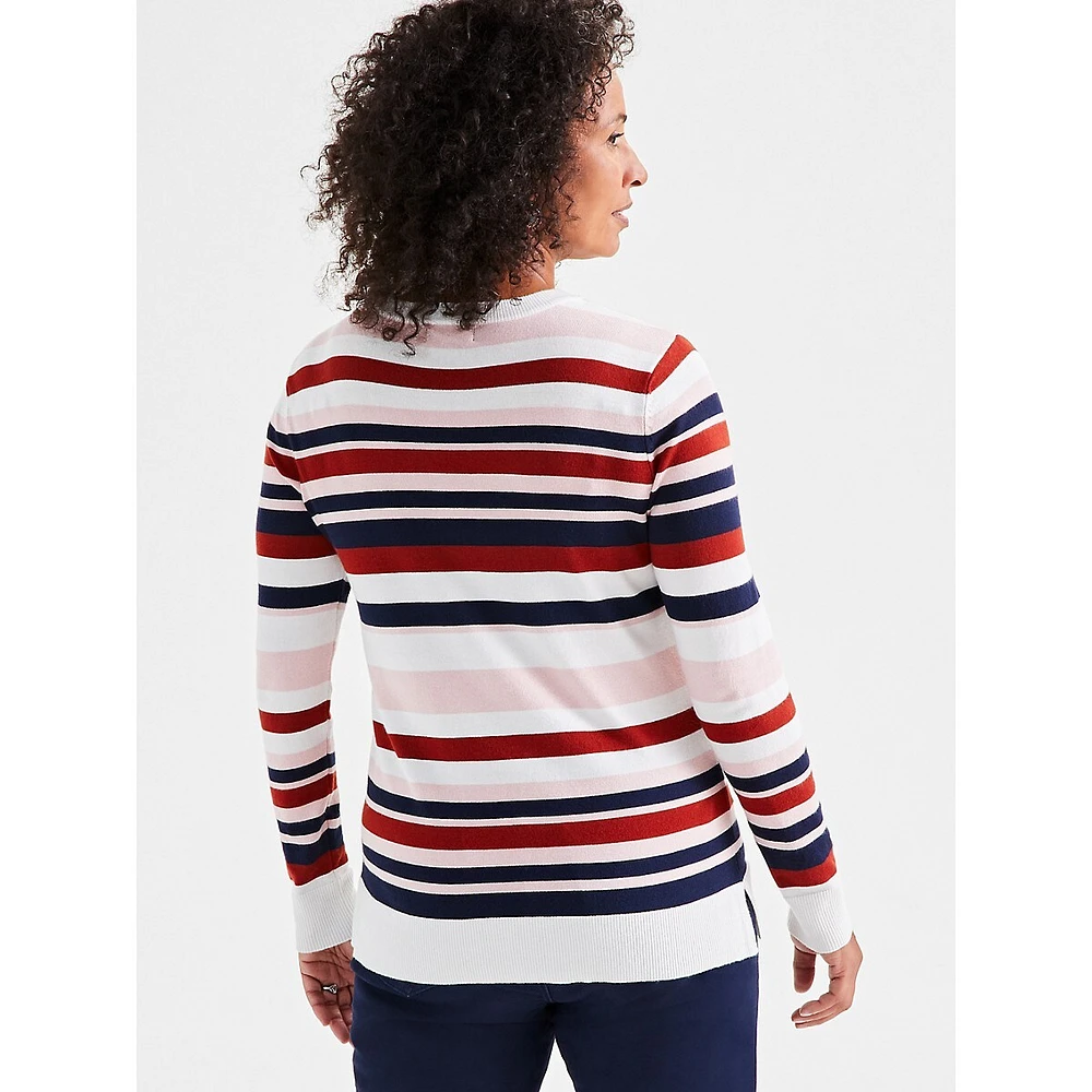 Striped Crewneck Sweater