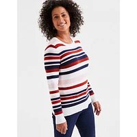 Striped Crewneck Sweater