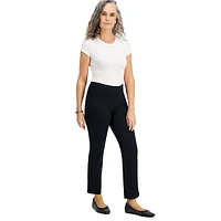 High-Rise Straight-Leg Ankle Pants