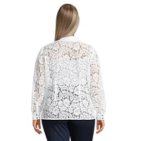 Plus Lace Blouse