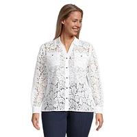 Plus Lace Blouse
