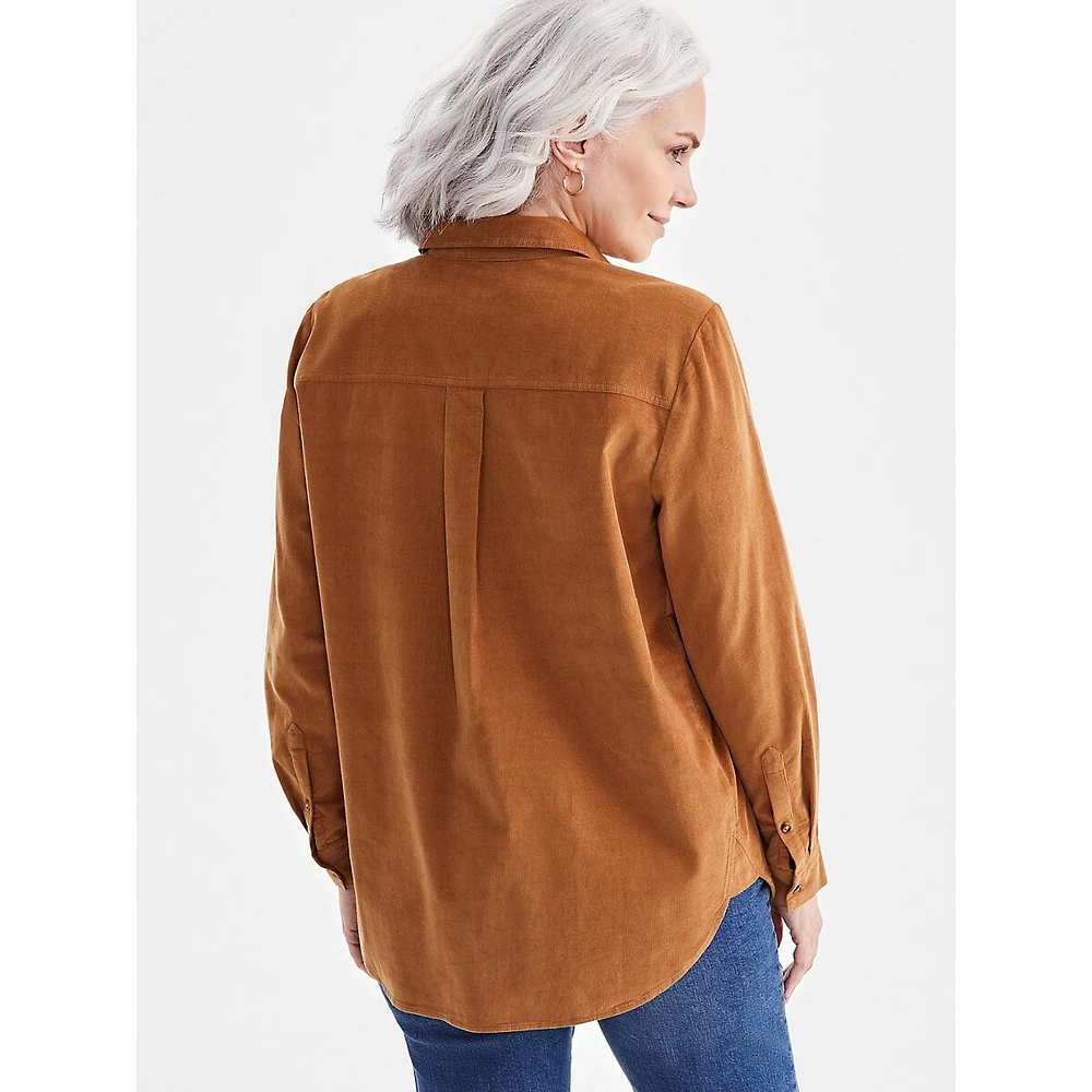 Oversized Corduroy Shirt