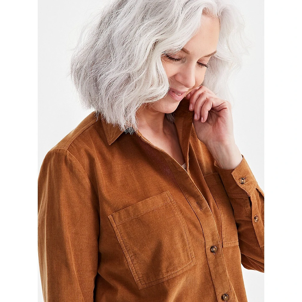 Oversized Corduroy Shirt