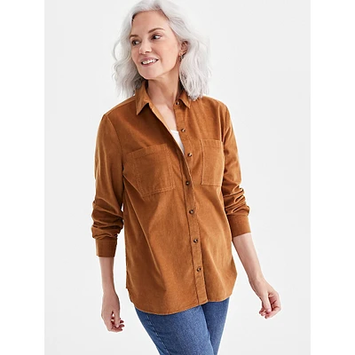 Oversized Corduroy Shirt