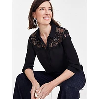Lace-Topped Shirt