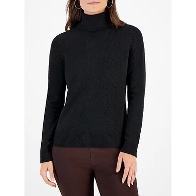 Petite Luxe Soft Turtleneck Sweater