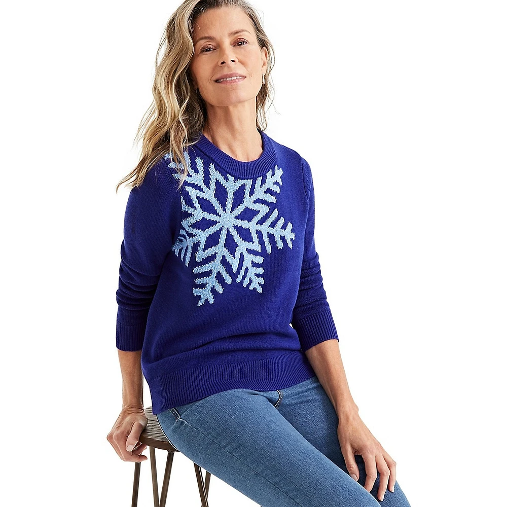 Whimsy Snowflake Sweater