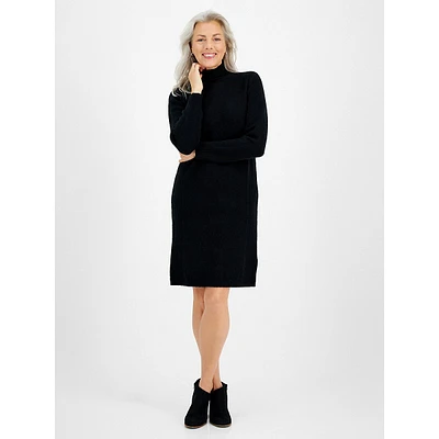 Mockneck Sweater Dress