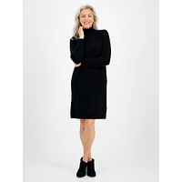 Mockneck Sweater Dress