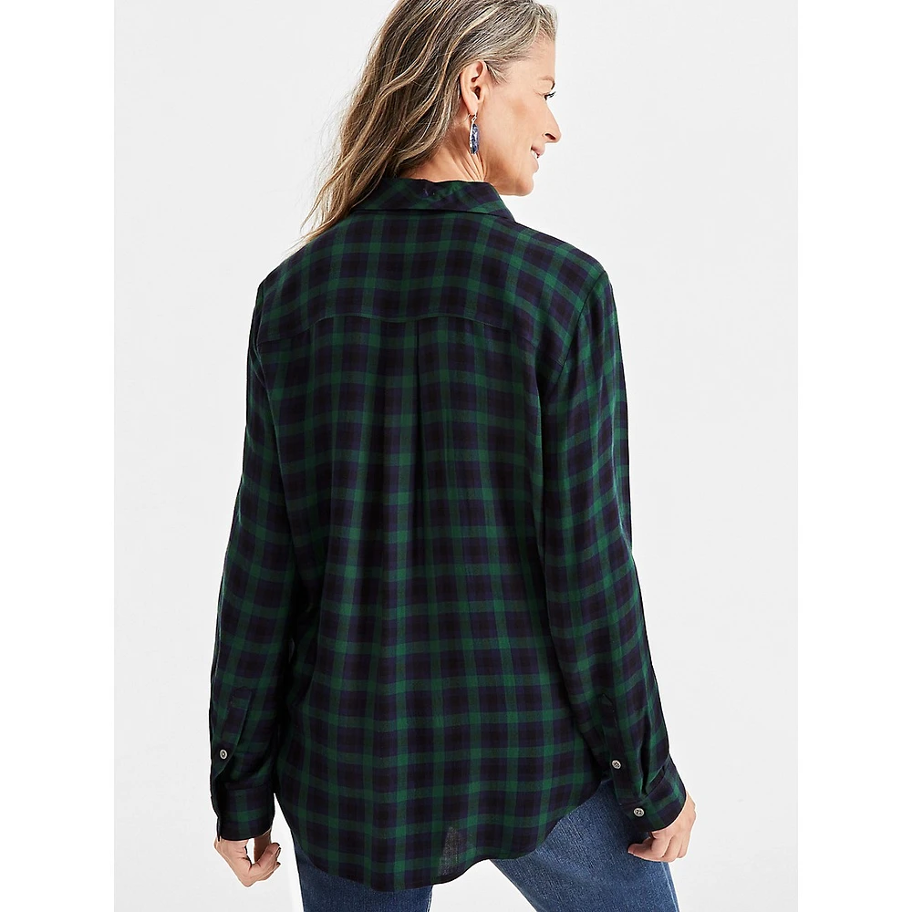 Petite Nala Plaid Perfect Shirt