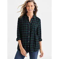 Petite Nala Plaid Perfect Shirt