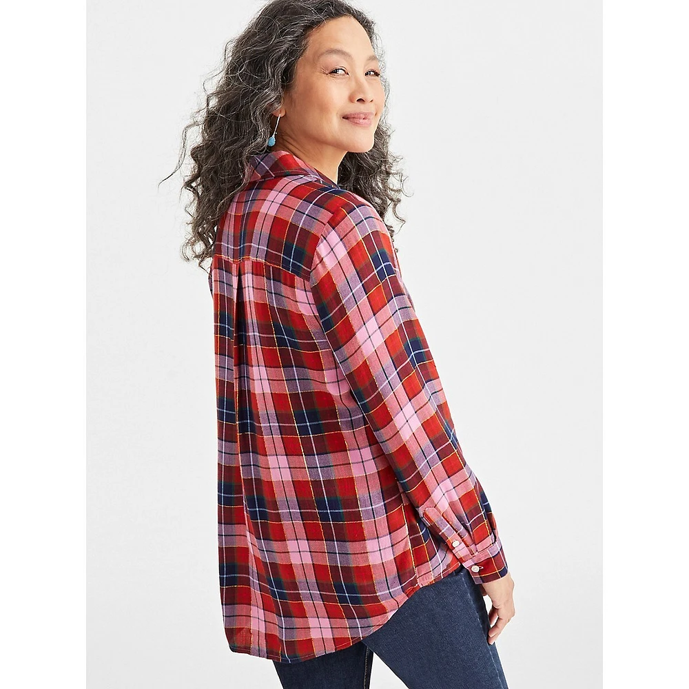 Sprinkle Plaid Perfect Shirt