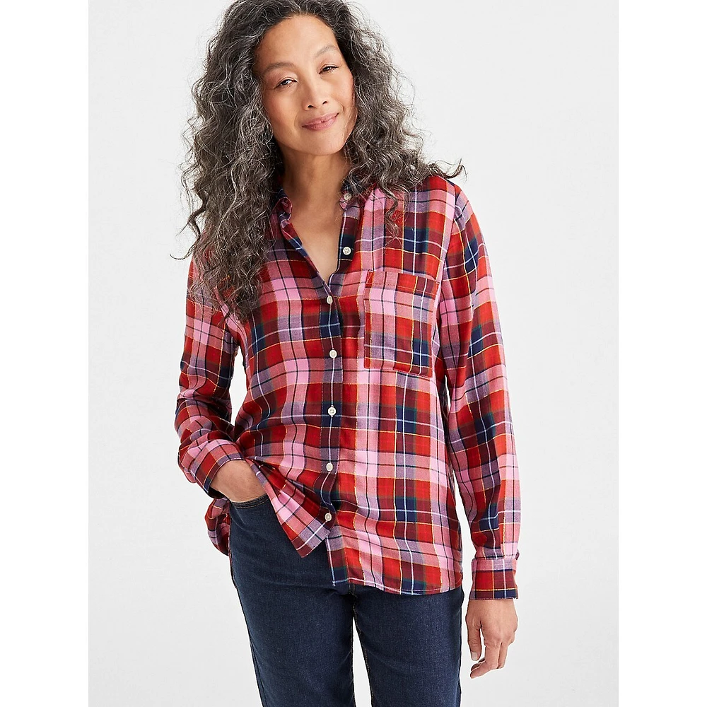 Sprinkle Plaid Perfect Shirt