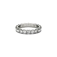 14k White Gold 1.9 CT. T.W. Created Moissanite Eternity Band