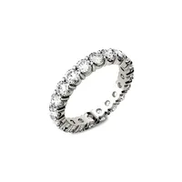 14k White Gold 1.9 CT. T.W. Created Moissanite Eternity Band