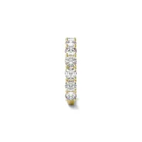 14K Yellow Gold & 2.08 CT. D.E.W. Created Moissanite Band