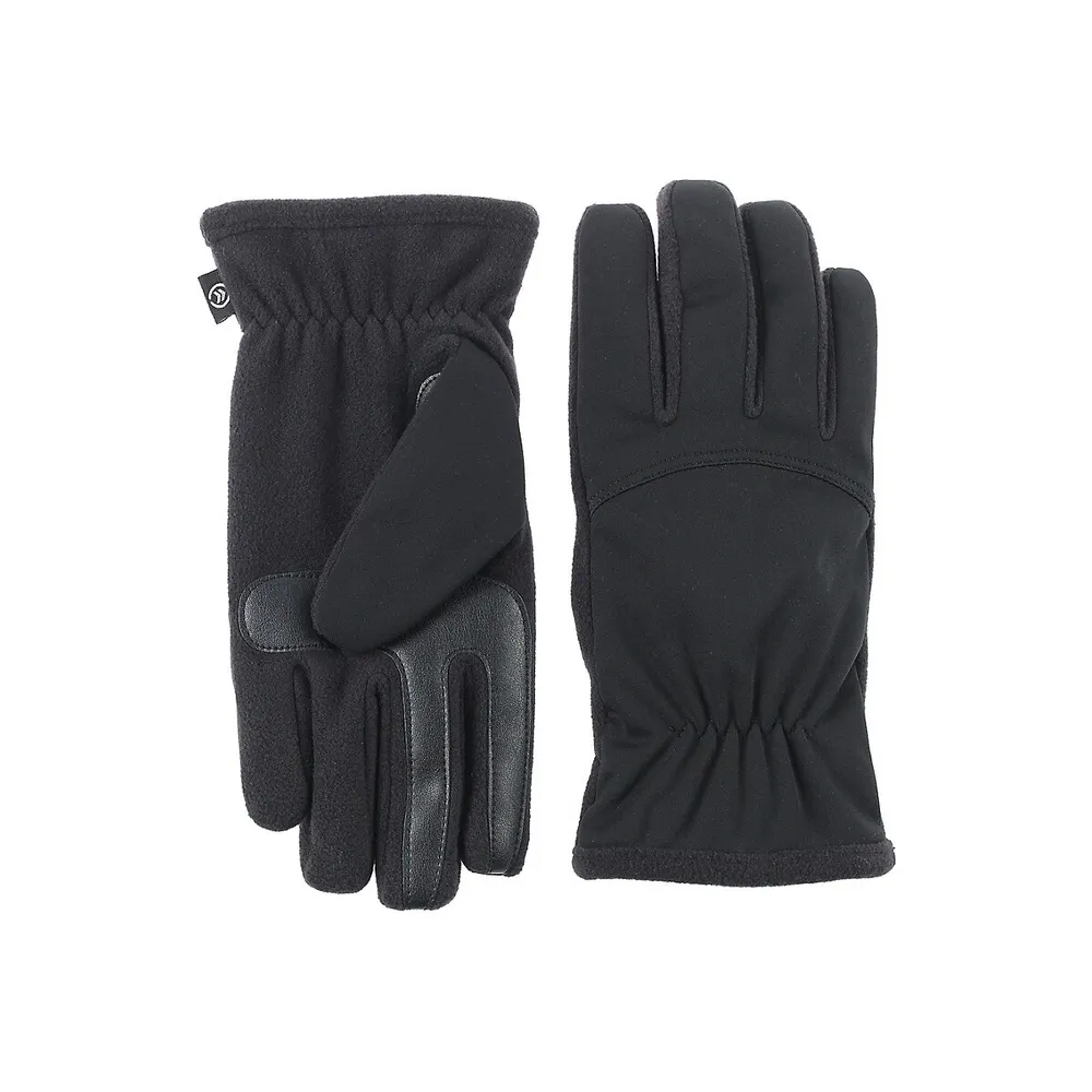 Men's Waterproof smarTouch Interlock Fleece Gloves