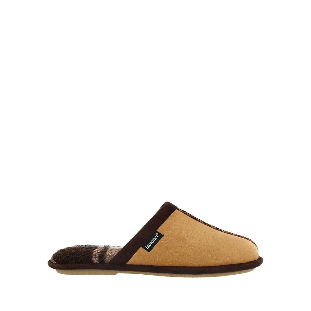 Men's Microsuede Slide Slippers