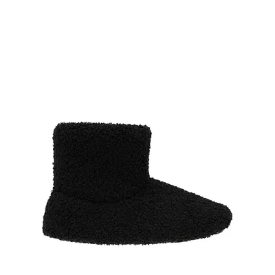 Women's Recycled Berber Ankle Boot Slippers