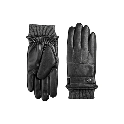 Gants en similicuir Sleekheat Smartouch pour homme