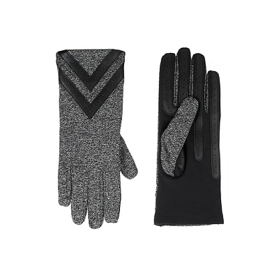 Women's SmarTouch SmartDri Chevron Appliqué Stretch Spandex Gloves