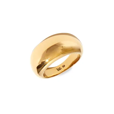 Goldplated Dome Ring