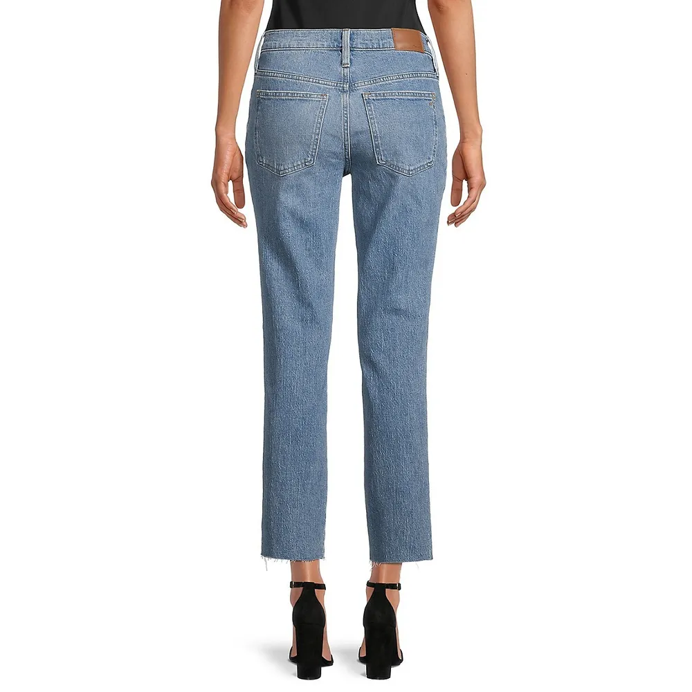 Perfect Vintage Mid-Rise Crop Jeans