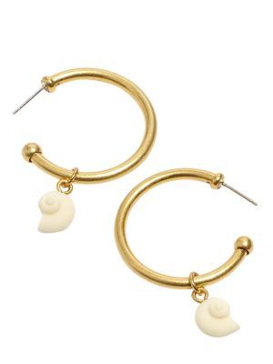 madewell resin hoop earrings