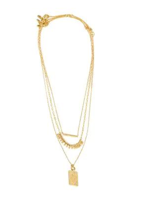 madewell story set of 3 layered necklaces