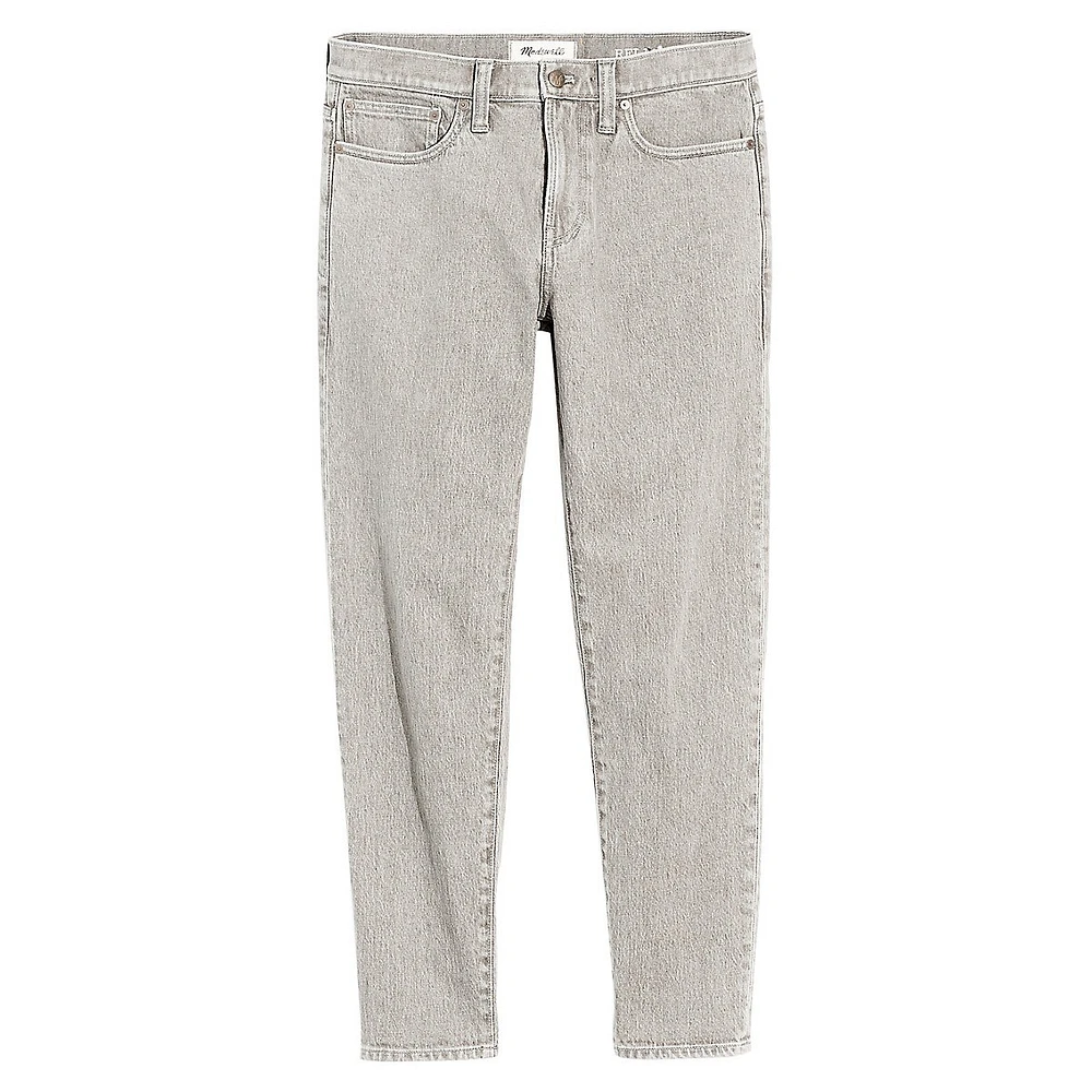 Relaxed Surplus Grey Wash Taper Jeans