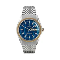 Q x Reissue Falcon Eye Stainless Steel Bracelet Watch