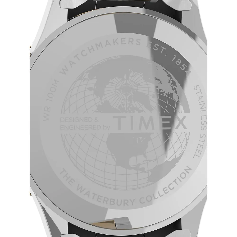Waterbury Two-Tone Stainless Steel Bracelet Watch TW2U90600VQ