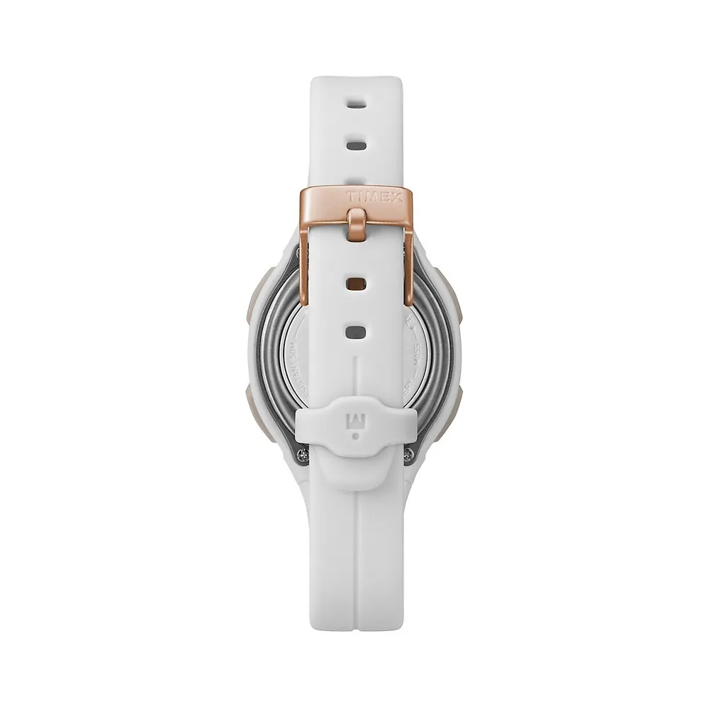 Ironman Transit+ Rose Goldtone & Resin-Strap Smart Watch