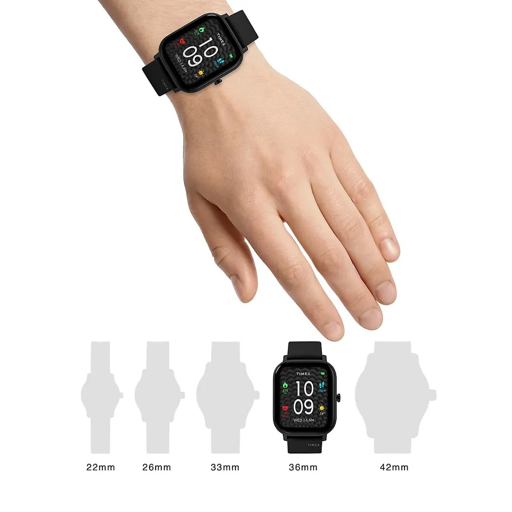 Metropolitan S AMOLED Silicone-Strap Smartwatch