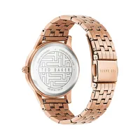 Fitzrovia Charm Rose Goldtone Stainless Steel Bracelet Watch BKPFZF1279I