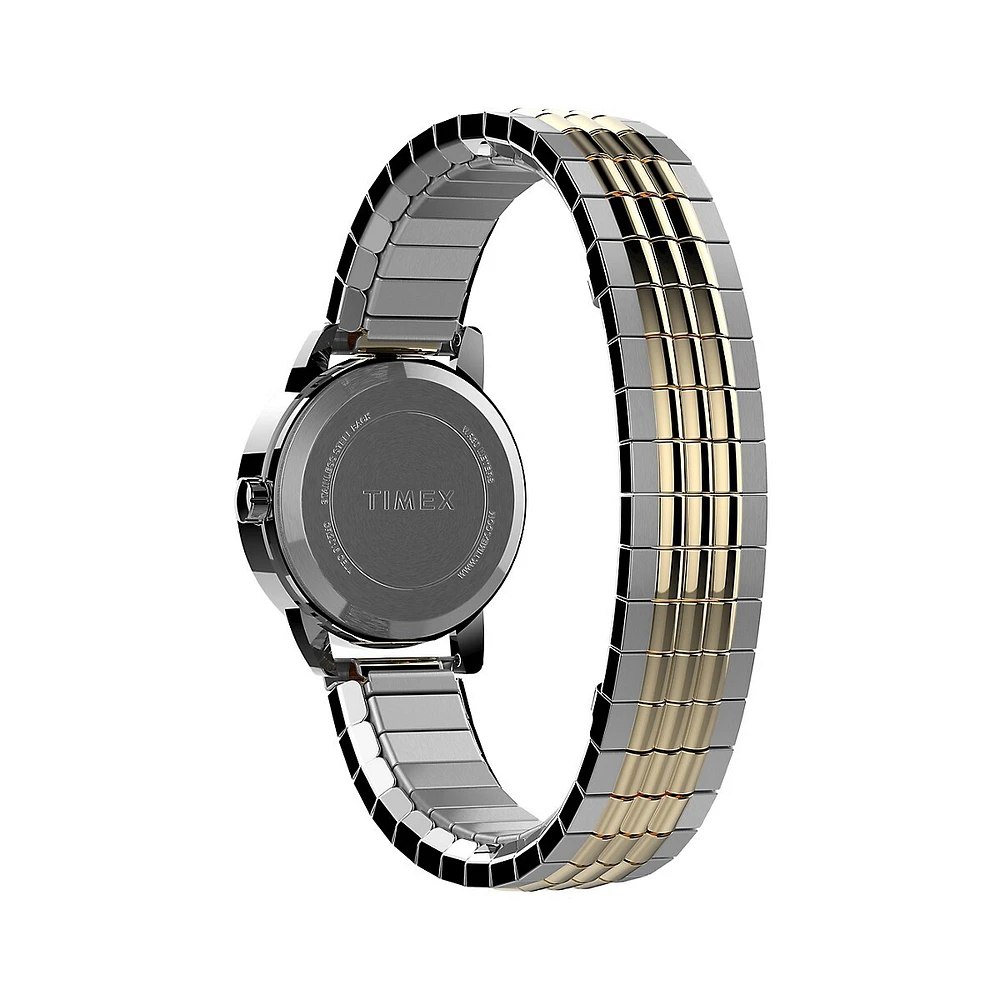 Montre en acier inoxydable et laiton à bracelet extensible Easy Reader TW2V05900NG