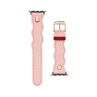 Wavy Leather Strap For Apple Watch BKS38F107B0